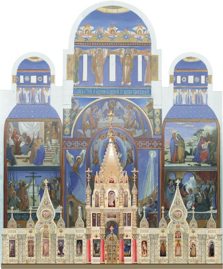 ООО "Ключъ" Концепция внутреннего убранства Храма Пресвятой Троицы в Париже